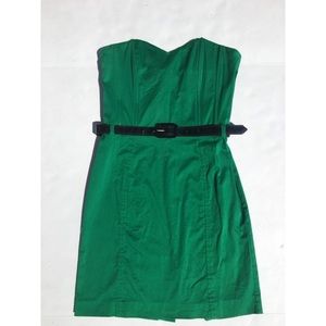 Strapless pencil dress