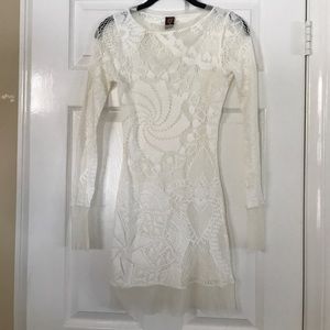 Jean Paul Gaultier White Sheer Tunic Jean Paul Gaultier White Sheer Tunic
