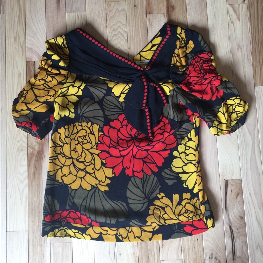 Anthropologie Leifsdottir silk blouse. Size 2.