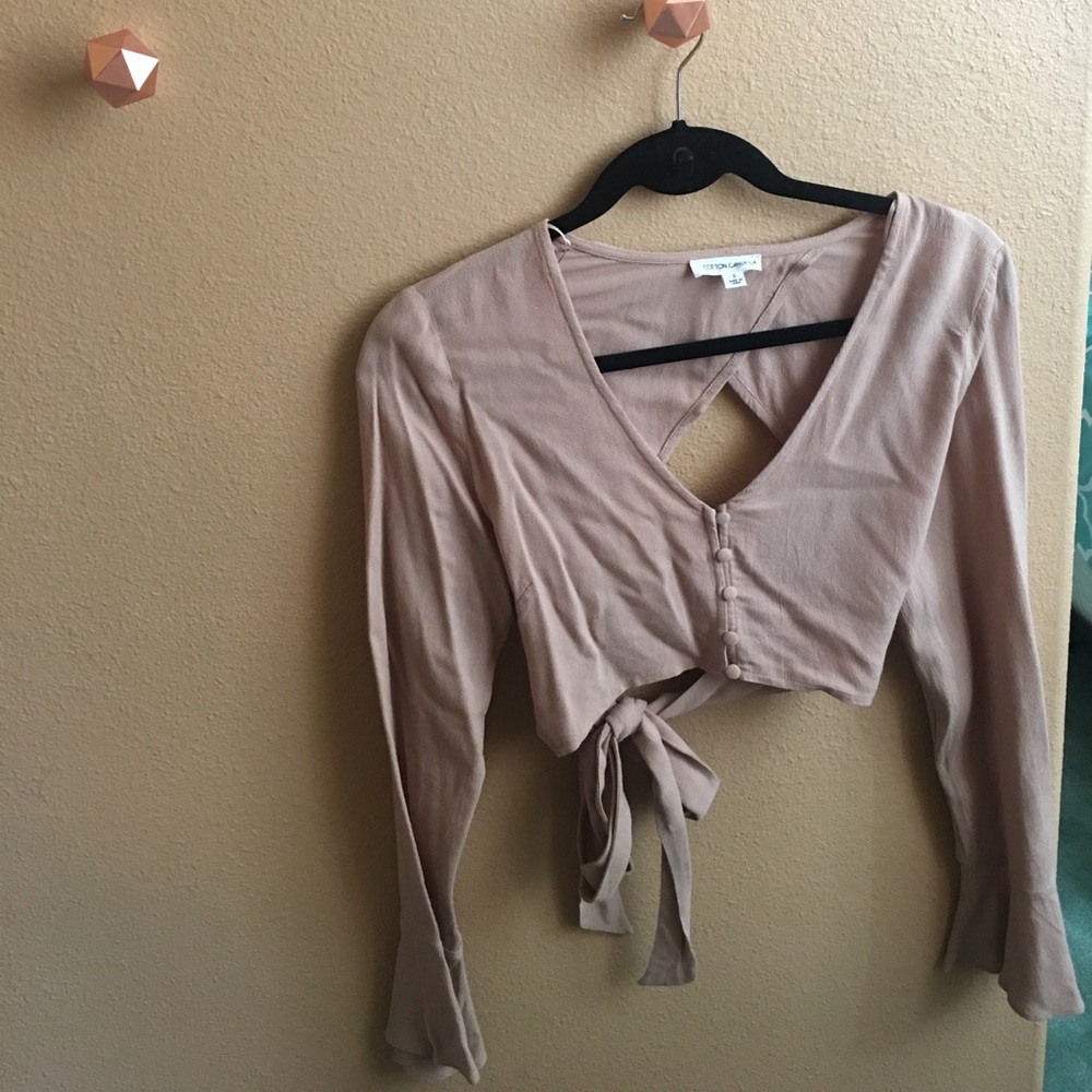 Plush crop top❤