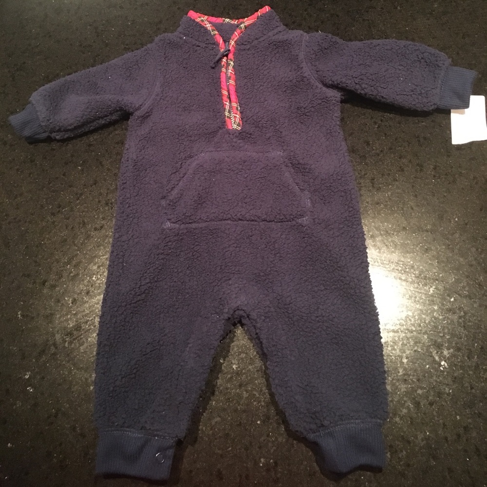 Carter's Wool-like Navy Blue Bodysuit