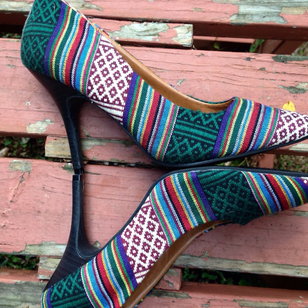 Tribal Colorful Rampage Heels