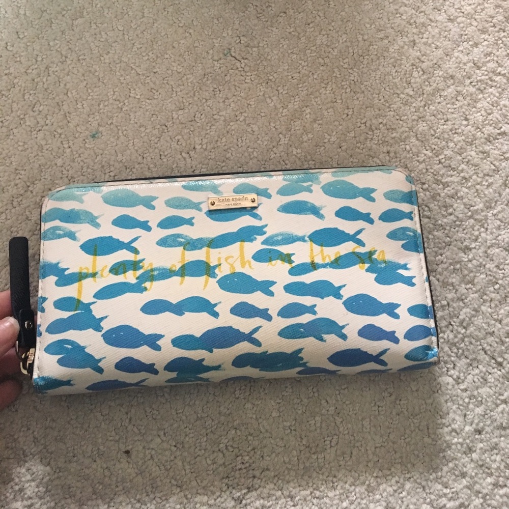 Kate Spade plenty of fish in the sea wallet