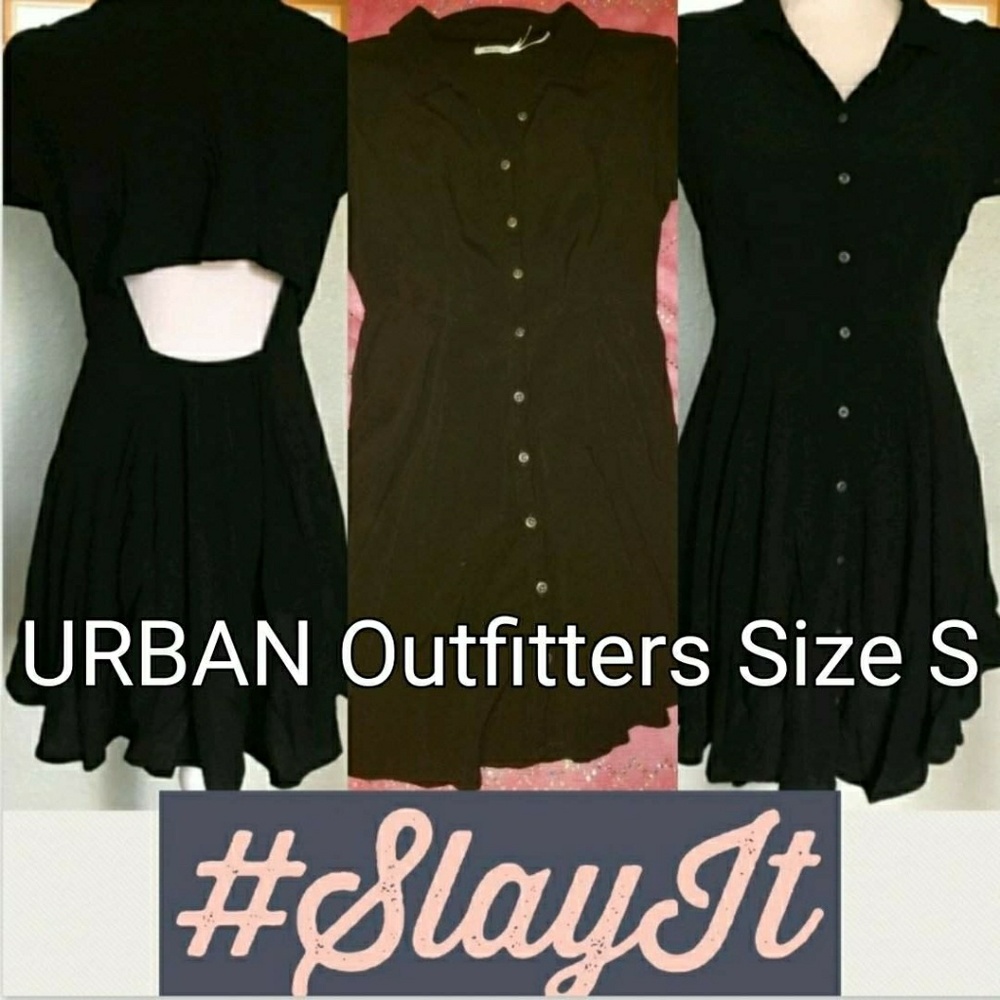 Kimchi Blue Buttonup Skater dress