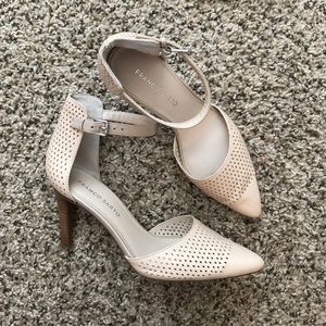 Franco Sarto - Perforated Nude Heels