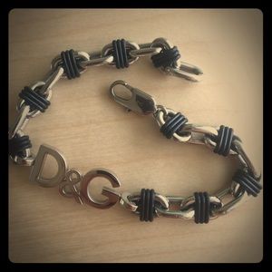 D&G black and silver bracelet