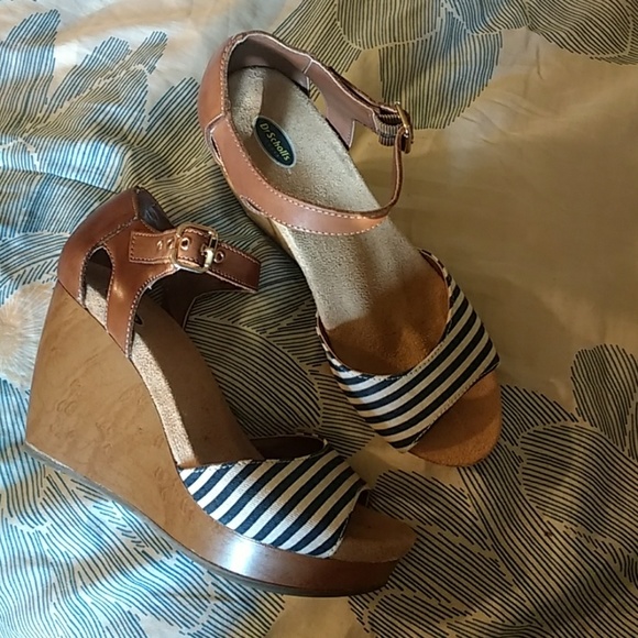 Dr. Scholl's Shoes - Dr. Scholl's Striped Wedges