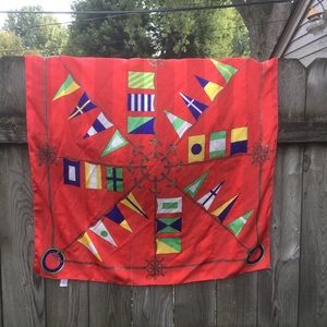 Nautical Silk Scarf