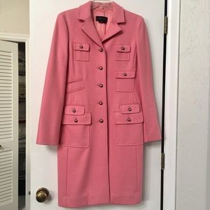 Pink Wool Coat