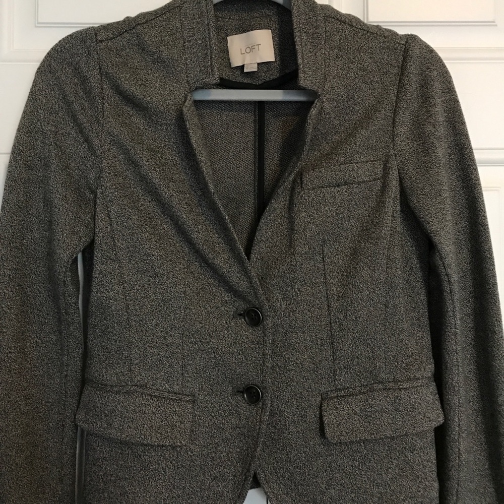 Comfy Gray LOFT Blazer