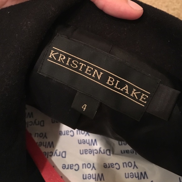 Lambswool & cashmere pea coat - Picture 3 of 6