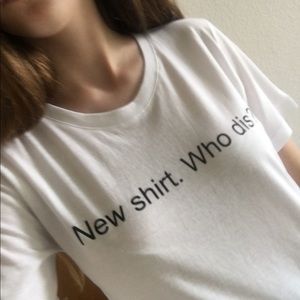 White t-shirt