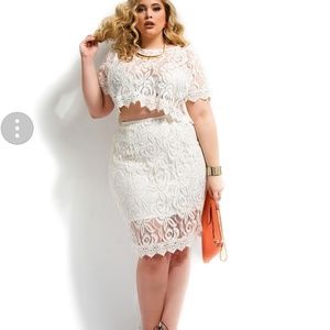 2 piece skirt and top set