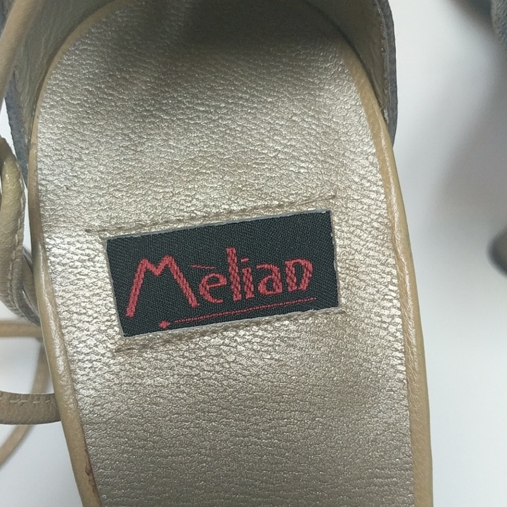 Melian Brown Snake Print Italian Metallic Pumps - Picture 5 of 8