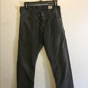 Levi's Corduroy jeans Gray 28 x32 slim Straight #7