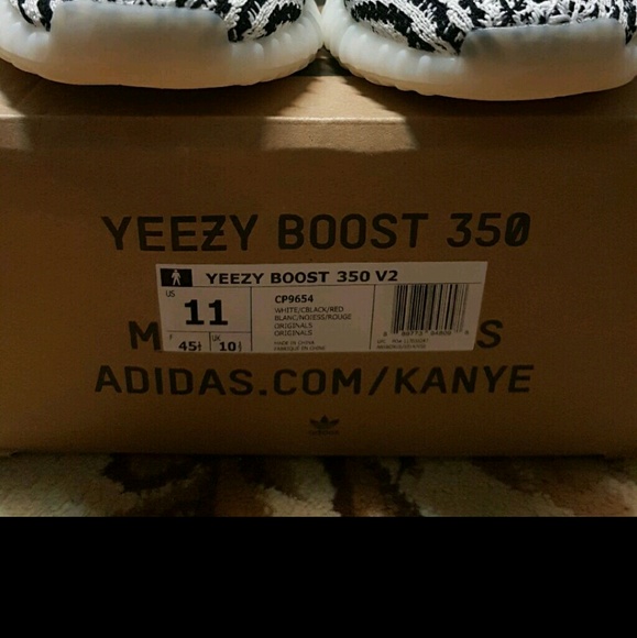 Zebra Yeezys v2 (AUTHENTIC) - Picture 2 of 3