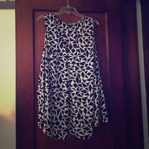 Black and White Patterned Tank