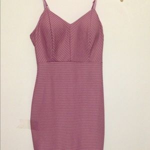 Blush Pink Strappy Dress with built in bra