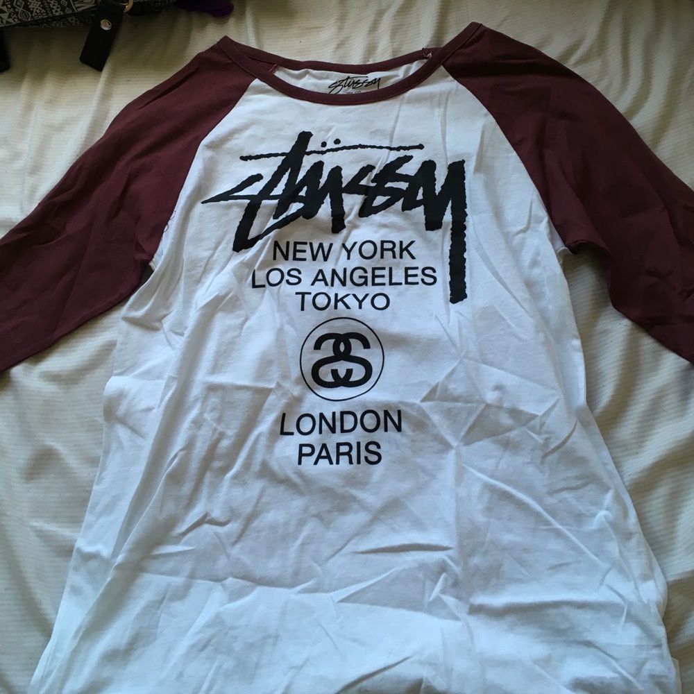 STUSSY baseball tee