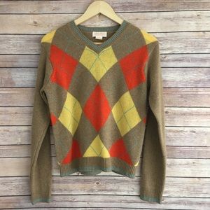 Brooks Brothers 100% Lambswool Argyle Sweater Brooks Brothers 100% Lambswool Argyle Sweater