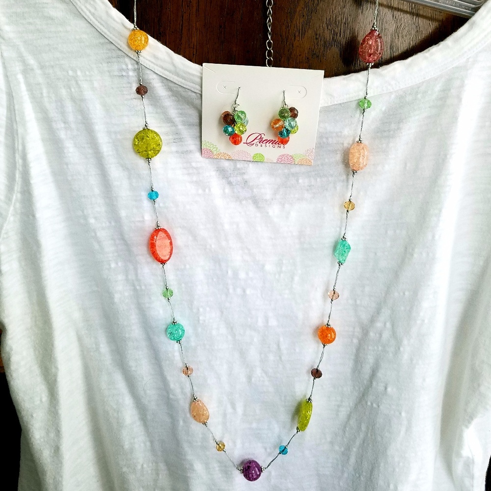 Premier Designs Jewelry Glass Bead set