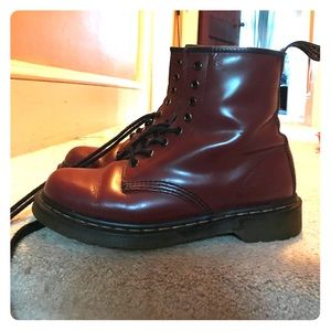 Cherry Doc Martens
