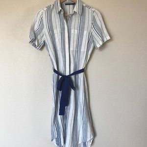 Striped Linen Dress