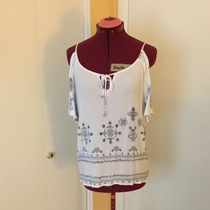 Charlotte Russe cold shoulder top