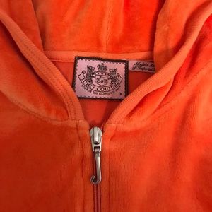 Orange Velour Juicy Couture Jacket (M)
