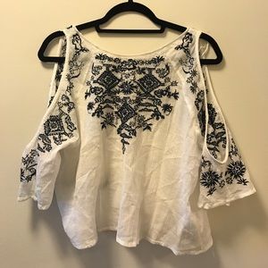 H&M Coachella Collection Cold Shoulder Top