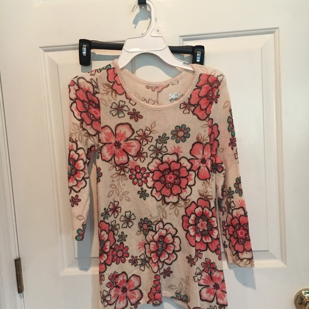 Justice girls size 12 sweater