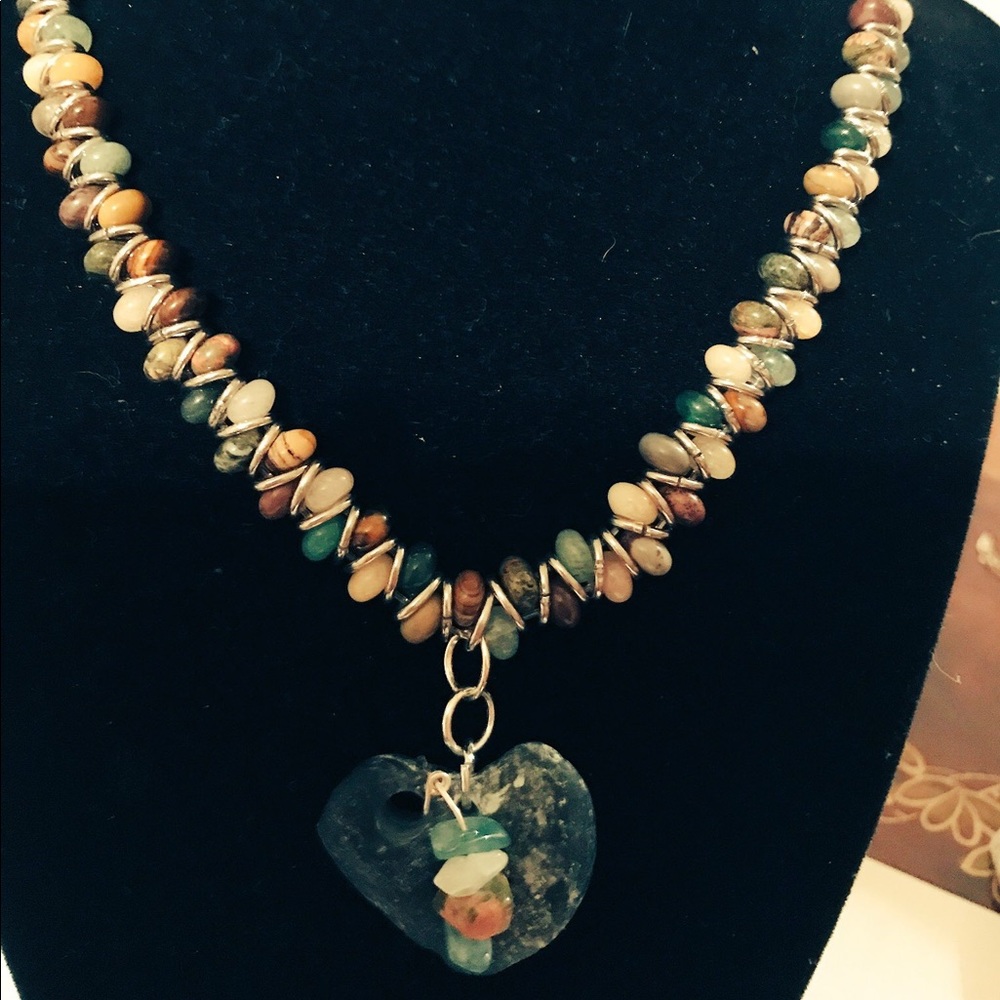 Tauna's Creation, Gem Stone 💎 Crystal necklace - Picture 1 of 2