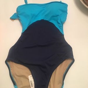Jcrew color block one piece