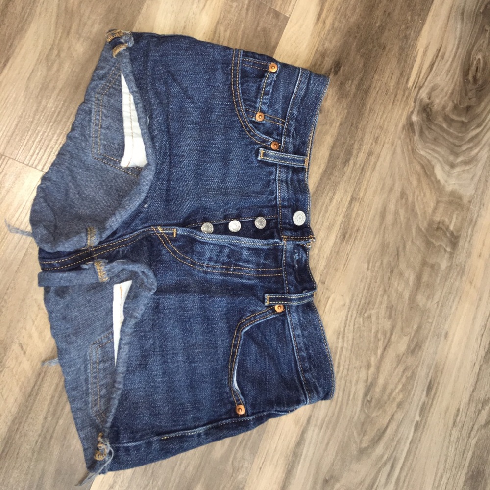 Levi Dark Blue Shorts. In great condition.