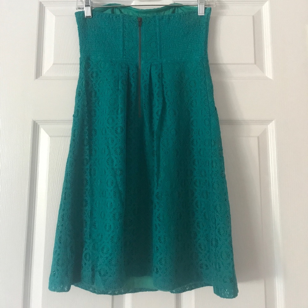 Fossil strapless dress!