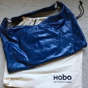 Blue HOBO slouchy bag
