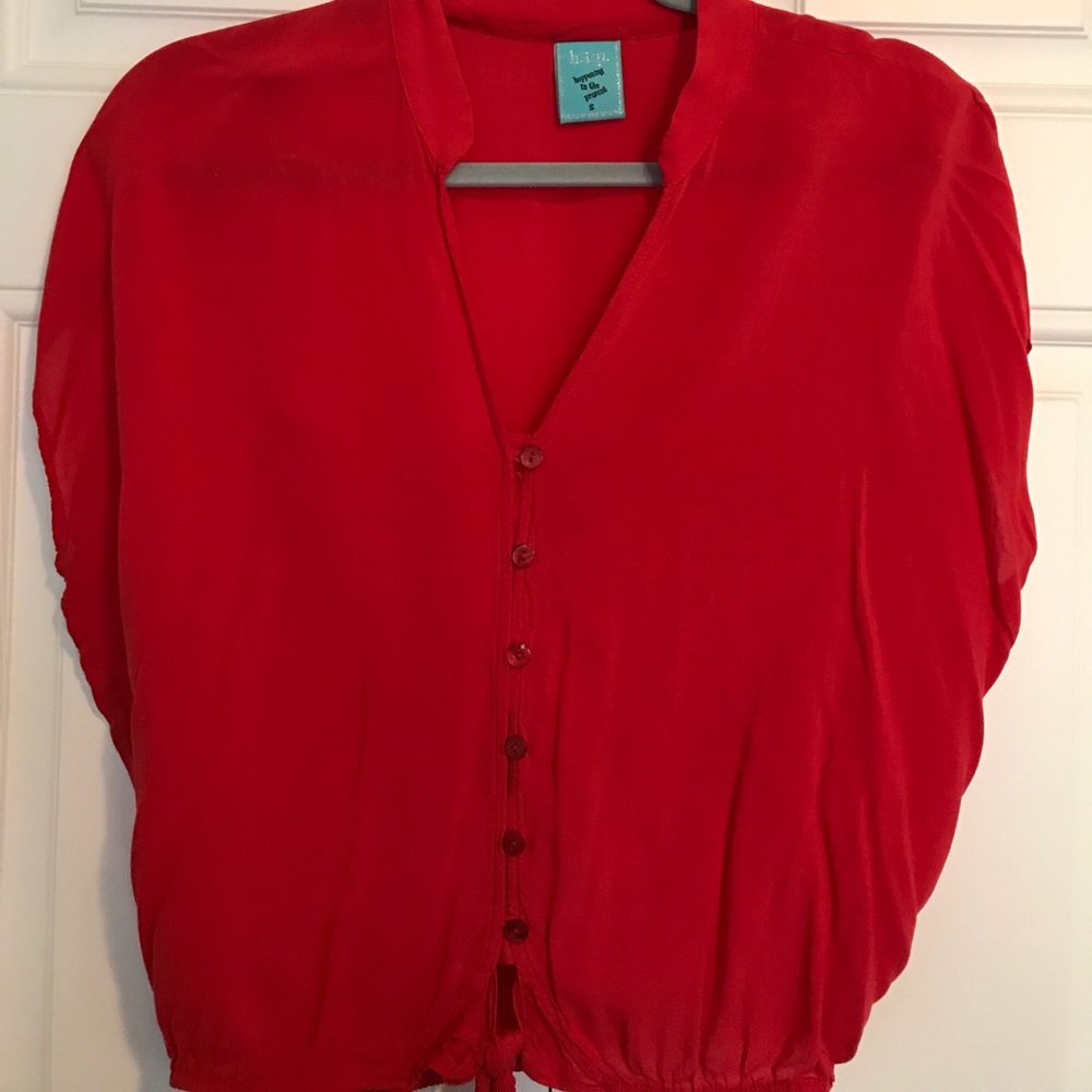 Flowy tie bottom top