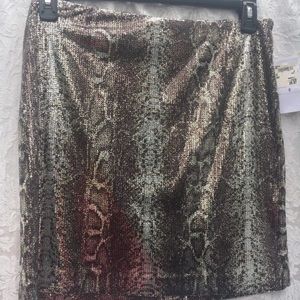 NWT Alberto Makali Sequin Mini Skirt Size 6