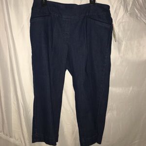 Westbound Woman size 14W jean capris NWT
