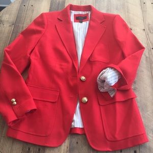 JCrew Rhodes Blazer - crimson