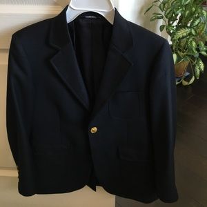 BOYS Brooks Brothers Navy Italian Wool Blazer