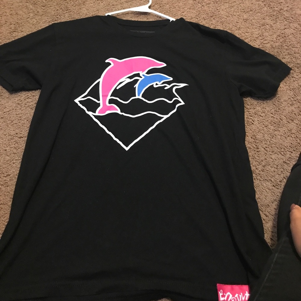 Pink dolphin tee shirt