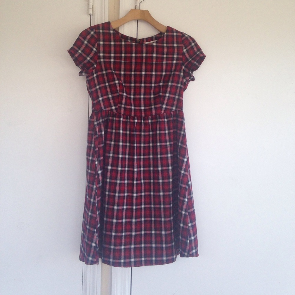 Plaid Round up Dress