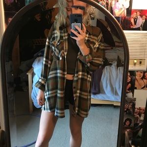 Oversized flannel