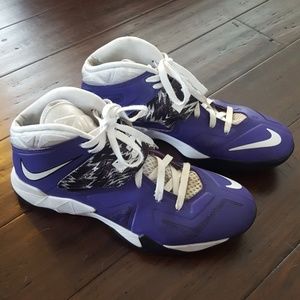 Purple Lebron Nike ID size 10.5 mens