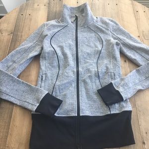 Lululemon zip up in herringbone