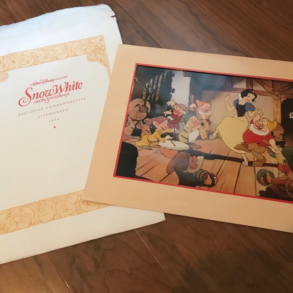 1994 Disney Snow White Lithograph