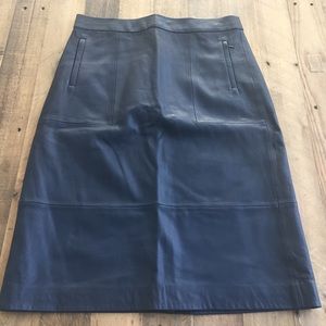 JCrew Collection Pencil Skirt in Leather - NWT