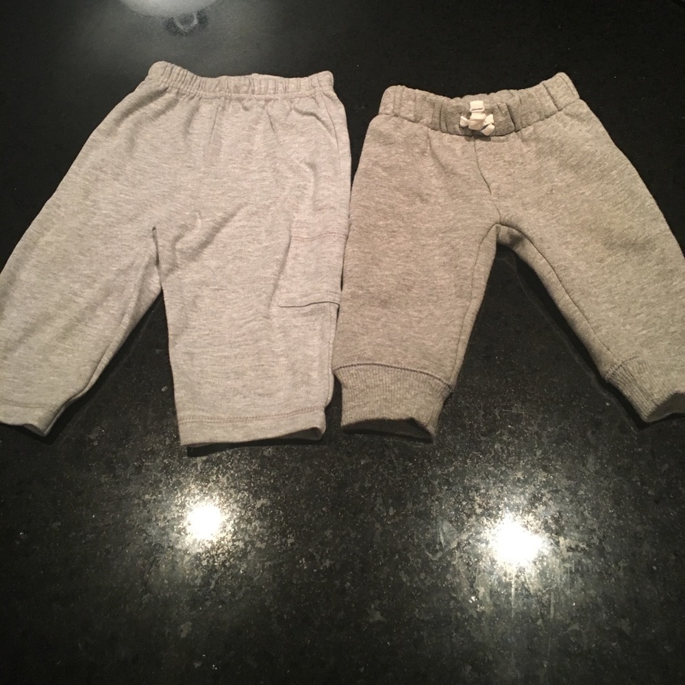 Two Pairs Grey Baby SweatPants