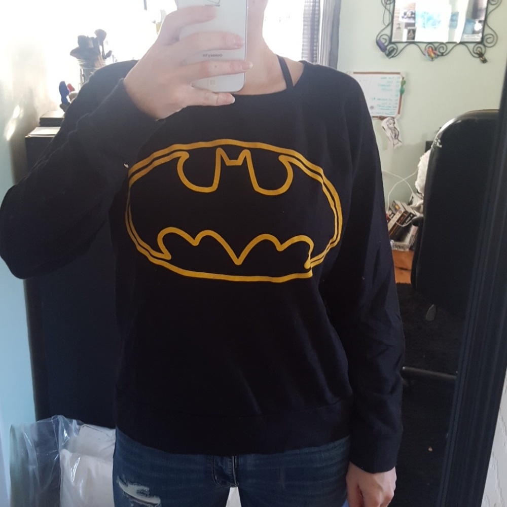 Batman Logo Long Sleeve Shirt